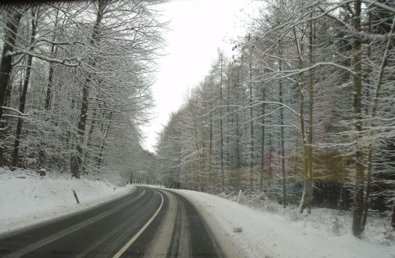 Mystischer Straßenverlauf