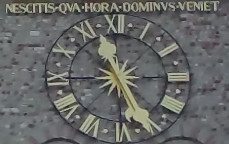 Die Uhr nähert sich der Sonnenwende. Die Uhr nähert sich der Sonnenwende.