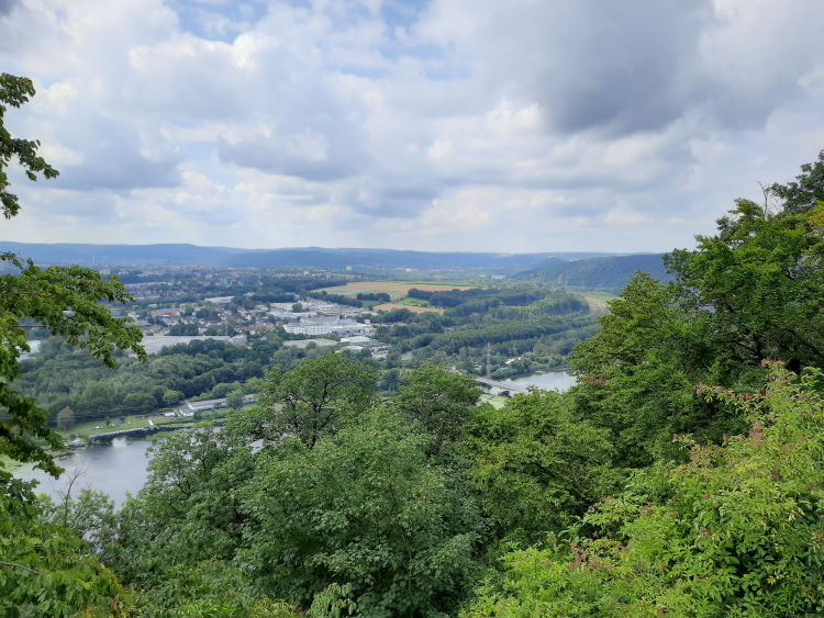 Blick über Hagen in Nordrhein-Westfalen