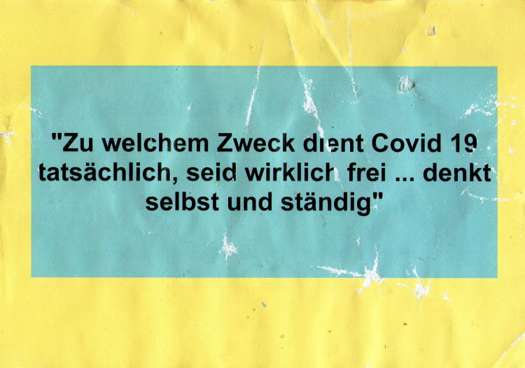 Schmierzettel im Dortmunder Kreuzviertel Schmierzettel im Dortmunder Kreuzviertel