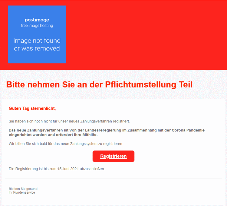 Mit der Betreffzeile: Wichtiges Update Mit der Betreffzeile: Wichtiges Update