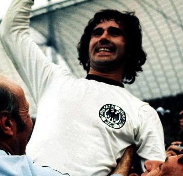 Gerd Müller im Juli 1974