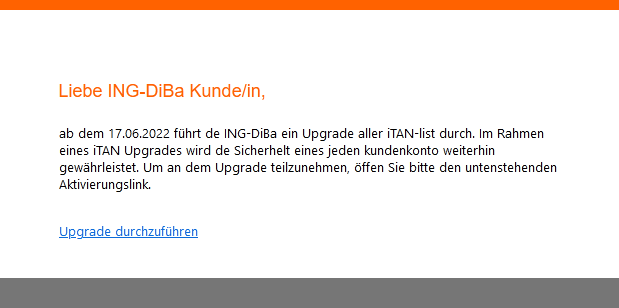 Beispiel einer zugestellten E-Mail