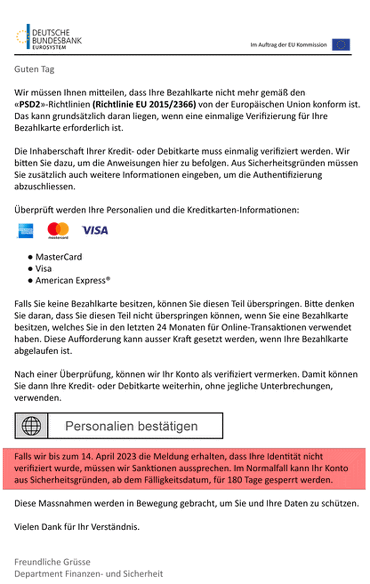 Man läßt sich von solchen Nötigungen nicht einschüchtern. Man läßt sich von solchen Nötigungen nicht einschüchtern.